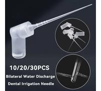 Aiguille d'irrigation endodontique dentaire 30G, pointe d'irrigation latérale pour canal radiculaire, embout de rinçage dentaire, diamètre 0,3 mm 30PCS