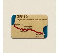 AIGUILLE DU SUD - Idées Cadeaux - Magnet Gr 10 Traversée Des Pyrénées - Porte Cles | Aiguille Du Sud - unisex