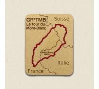 AIGUILLE DU SUD - Idées Cadeaux - Magnet Gr Tmb Le Tour Du Mont Blanc - Porte Cles | Aiguille Du Sud - unisex