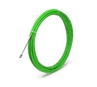 Aiguille Electricien, Tire Fil Electrique, Tire Fils Electricien Aiguille, Spiralé Flexible Aiguille Tire Fil, Aide au tirage de câbles, sangle de tirage idéale pour la pose de câbles,Vert,10 m/4 mm