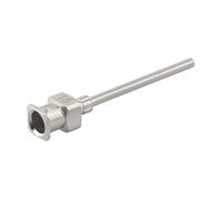 Aiguille industrielle pour machine de distribution de colle fabriquée en acier inoxydable robuste de 25 mm de long, taille de 2,5 cm, convient pour des applications de 8 g à 30 g, dispositif de