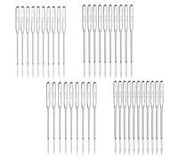 Aiguille Machine a Coudre, 40PCS Aiguille a Coudre, Aiguilles Machine à Coudre à Pointe Régulière Universelle 5 Tailles 75/11 80/12 90/14 100/16 avec Boîte,pour Machine à Coudre pour Singer, Brother