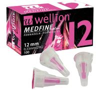 Aiguille pour stylo à insuline Wellion Medfine Plus - 29G - 0.33 x 12 mm