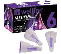 Aiguille pour stylo à insuline Wellion Medfine Plus - 31G - 0.25 x 6 mm