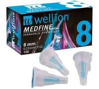 Aiguille pour stylo à insuline Wellion Medfine Plus - 31G - 0.25 x 8 mm