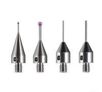 Aiguille rouge pour pointe de sonde CMM conçue pour CNC et pour machines-outils CMM, tige en carbure offrant une mesure de contact précise et stable (S2010)