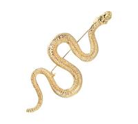Aiguille serpent, épingle à dos, broche gothique rock broche banquet insigne Broops sac empilable maison de forme sac écharpe B exagérée B et une forme et une géométrie tendance géoroche animal métal