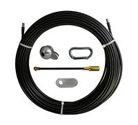 Aiguille tire-fil en nylon-acier, noir, Ø10 mm, 40 mètres