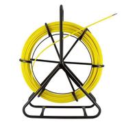 Aiguille tire fil sur dévidoir - 6mm - longueur 100m - Tire câble électricien Fibre de verre