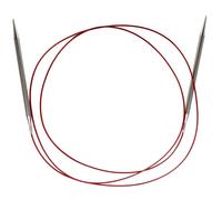 Aiguille tricoter circulaire ChiaoGoo Argent Rouge Taille US-10 (6 mm)