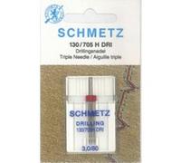 Aiguille triple pour machines à coudre Schmetz Drilling 130/705 H DRI 3,0/80 G