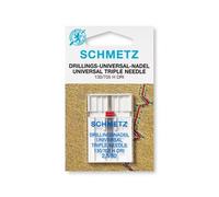 Schmetz Aiguille pour machine à coudre Triple Universal 130/705 H DRI 2.5 Grosseur 2.5/80