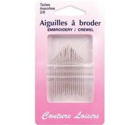 Aiguilles à broder - Assortiment de tailles - N°3 à n°9 - Etui de 16 aiguilles