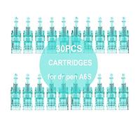 Aiguilles à Cartouche pour Ultima A6S Stylo Dema Microneedling - 30 Pièces - Pièces de Rechange Jetables à Fente à Baïonnette,36pin