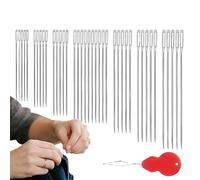 Aiguilles À Coudre À La Main,40 Pièces Outil D'Accessoires De Avec Enfile-Aiguille | Aiguilles À Enfiler | pour Tricot Crochet Enfilage Artisanat Atelier Maison Rembourrage