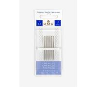 DMC - Aiguilles chenille | Pack de 6 aiguilles à broder - Tissus épais - Bout pointu | Idéal pour travaux de broderie et tapisserie