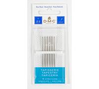DMC - Aiguilles tapisserie, idéal sur canevas ou tissu aida | Paquets de 6 aiguilles, disponibles en tailles mixtes et individuelles