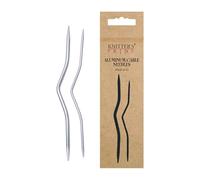 Aiguilles à torsades en aluminium Knitter’s Pride - Lot de 2
