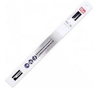 Prym 190 304 Single-Point Ergonomic Knitting Needle 4mm/30cm, White, One Size