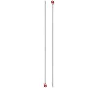Aiguilles à tricoter 5 mm - 40 cm - Gris perle - Prym 191478