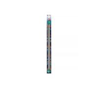 Aiguilles à tricoter à boule aluminium gris perle 6,5 mm 35 cm - Lot de 2