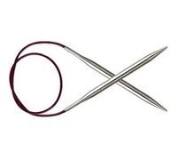 KnitPro Aiguilles circulaires fixes Nova KP10303 Bois Argent 40 cm x 3 mm