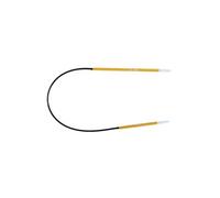 KnitPro – Aiguille circulaire à tricoter K47051 – métal, orange, 25 cm / 2,25 mm
