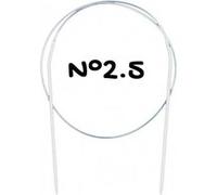 Aiguilles à tricoter circulaires - 80cm - n° 2.50 à n°5 - Distrifil(...) -