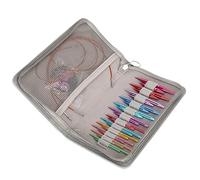 Aiguilles à Tricoter Circulaires de 3 à 8 Mm, Ensemble D'aiguilles à Tricoter Interchangeables Ensemble de Pointes D'aiguilles Interchangeables Ensemble de Pointes D'aiguilles à