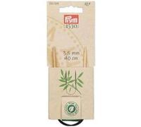 Aiguilles à tricoter circulaires en bambou de 40cm - N°2,5 à 10 - Prym : L'alliance parfaite entre naturel et performance(...) - G