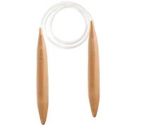 Aiguilles à tricoter circulaires en bois - Outils de point de fil