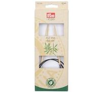Prym – Aiguilles à tricoter circulaires 222506 – bambou 80 cm 4,00 mm – naturelle