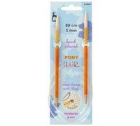 Aiguilles à tricoter circulaires fixes 80 cm Bois Flair Du N°3 au 10 - Pony(...) - G