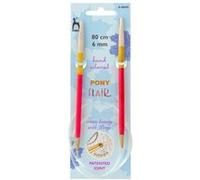 Aiguilles à tricoter circulaires fixes 80 cm Bois Flair Du N°3 au 10 - Pony(...) - G