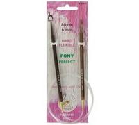 Aiguilles circulaires en bois Pony Perfect 80 cm 6 mm - 1 pièce