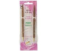 Aiguilles circulaires en bois Pony Perfect 80 cm 6,5 mm - 1 pièce