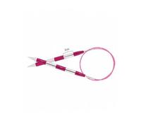 Aiguilles À Tricoter Circulaires Fixes Cable 100 Cm Smartstix Du N° 3 À 10 - Knitpro Rose (N°7)