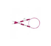KnitPro Épingles à tricoter circulaires 100 cm 6 mm Rose