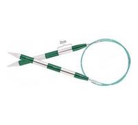 KnitPro Aiguilles à tricoter circulaires fixes SmartStix – câble 80 cm, n°3–5