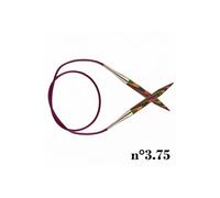 Aiguilles à tricoter circulaires fixes en bois cable 80 cm Symfonie du n° 3,75 à 6,5 -(...) -