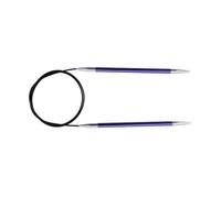 Aiguilles à tricoter circulaires - KNITPRO - KP47129 - Aluminium - 80 cm - 4 mm - Bleu