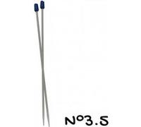 Aiguilles à Tricoter de 40cm en aluminium n°2 a n°6 - Distrifil(...) - G