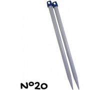 Aiguilles à Tricoter de 40cm en plastique n°6,5 à n°20 - Distrifil(...) - G
