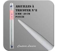 Aiguilles à Tricoter de 40cm en plastique n°6,5 à n°20 - Distrifil(...) - G