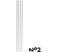 Aiguilles à tricoter double pointe alu. 20cm n°2 à 5-Distrifil(...) - G