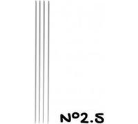 Aiguilles à tricoter double pointe alu. 20cm n°2 à 5-Distrifil(...) - G