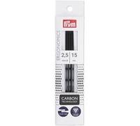 Aiguilles à tricoter double pointe Ergonomics Carbon 15cm n°2 à 4 - Prym(...) - G
