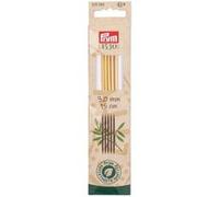 Prym 222202 Aiguilles à tricoter à 2 pointes Bambou Prym 1530, 15cm, 3,00mm, naturelle