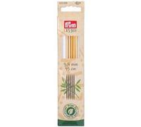 Aiguilles à tricoter doubles pointes 15cm en bambou N°2,5 à 4 - Prym(...) - G