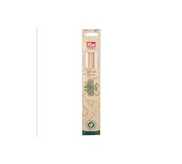 Prym 222212 Aiguilles à tricoter 2 pointes bambou 20 cm 3,00 mm